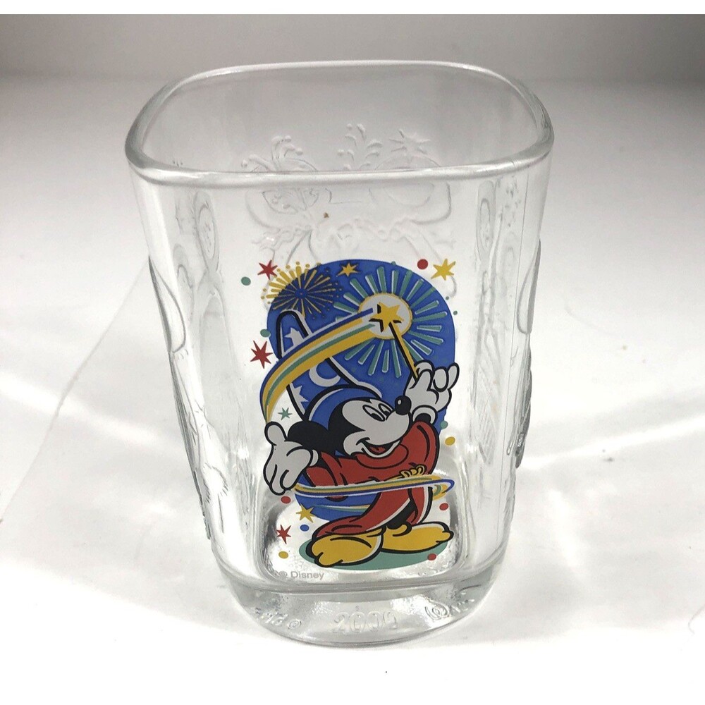 Mc Donald’s Mickey Mouse Fantasia Wizard Glass 2000 Walt Disney World Glass